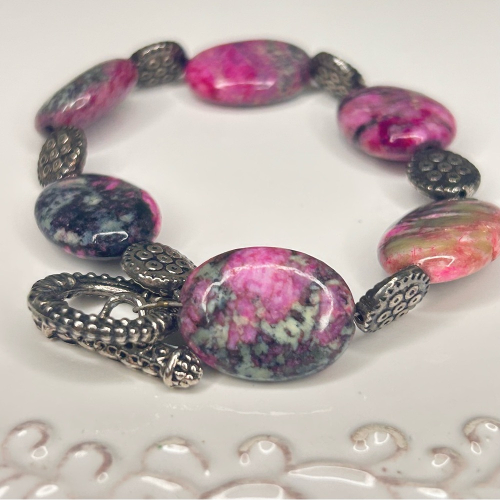 Gorgeous Rhodonite Bracelet